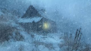 Winter Storm Ambience with Icy Howling Wind Sounds for Sleeping Relaxing and Studying Background [upl. by Kehoe]