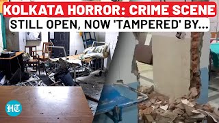 Kolkata RapeMurder Crime Scene Not Sealed Now Sudden Renovation After Vandalism Suspicion NCW [upl. by Ahsemit]