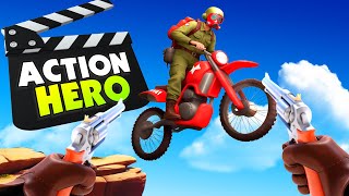 I Became a ACTION MOVIE HERO In VR  Action Hero VR [upl. by Kanter942]