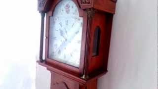 Antique Scottish longcase clock Circa 1800 John Smith Pittenweem [upl. by Bollinger285]