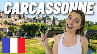 Exploring Carcassonne France Why does nobody come here [upl. by Jalbert]