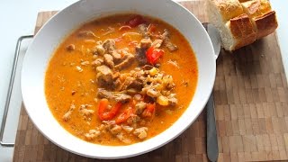 Gyrossuppe Rezept zum selber machen  Kochnoob [upl. by Clough]