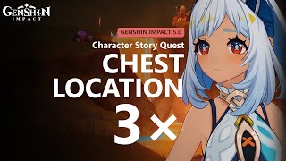 All 3 Chest Locations in Giant Whirlpool  Mualanis Story Quest  Genshin Impact 50 [upl. by Ecirtaeb543]