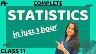 Statistics Class 11 Maths  in Hindi [upl. by Zemaj]