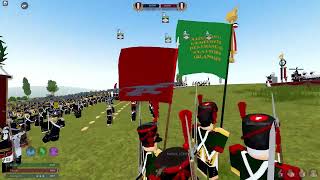 Deuxieme Inspection  9e Carabiniers  Roblox Napoleonic Wars [upl. by Keith]