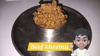 Beef kheema fry recipe bade ka kheema kaise banaye sskfoods [upl. by Bibbie]