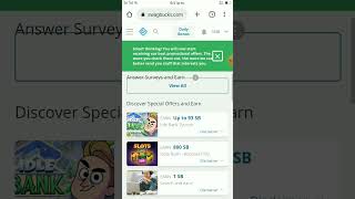 swagbucks make money online with quiz swagbucksdeals makemoneyonline learning survey [upl. by Nirro697]