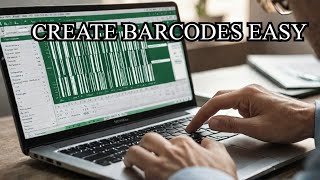 How to Create Barcodes in Excel The Simple Way [upl. by Yodlem132]