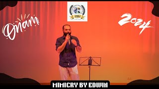 Mimicry by Edwin   Timaru Malayalee Association  Onam 2024 [upl. by Kimble504]