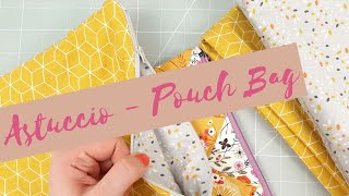 DIY  ASTUCCIO CON CERNIERA  ZIPPER POUCH  CUCITO CREATIVO tutorial step by step DIY [upl. by Eladnek]