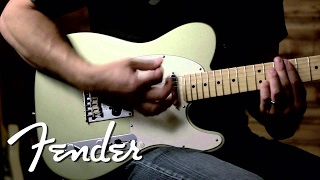 Fender Vintage Noiseless Telecaster® Pickups  CLEAN  Fender [upl. by Anelrad]