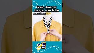 Como Amarrar Lenços com Estilo modafeminina elegancia dicasdemoda acessorios aeromoça [upl. by Mic556]