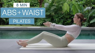 Quick waist toning  arm sculpting pilates workout  Abs  Waist Pilates [upl. by Ronyar]