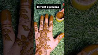 Instant dip hennainstantdiphenna instantmehndi hennatricknewtricktapetrickfingertapetrick [upl. by Donoho]