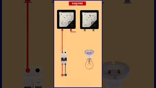 Ammeter and Voltameter Connection shortvideo youtubeshorts shortsfeed shorts short iti viral [upl. by Rabelais279]