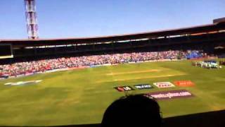 Jana Gana Mana at Chinnaswamy Stadium before India vs Ireland Match Cricket World Cup 2011 [upl. by Tessler698]