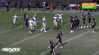 Full Game  1 Acadiana vs 5 Catholic BR  5A Louisiana High School Football 2020 [upl. by Savart]