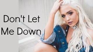 Dont Let Me Down  The Chainsmokers ft Daya  Macy Kate Cover [upl. by Curren]