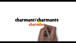 How to pronounce charmant  charmante [upl. by Llenhoj]