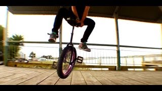 Sam La Hood  Hippo Unicycles  End of 2012 Street Unicycling [upl. by Williamsen]