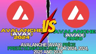 Avalanche Avax Price Prediction 2024 2025 2030 2040 2050 [upl. by Gerladina]