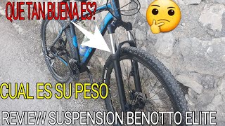 Review de horquilla BENOTTO ELITE R29MTBCHIAPAS [upl. by Anaibaf]