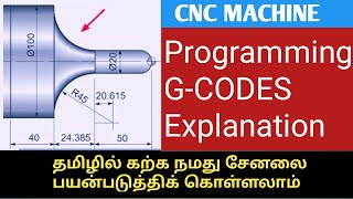 G CODES FULL EXPLANATION IN TAMIL  CNC programming G cod vtlcncking7 [upl. by Einaeg862]