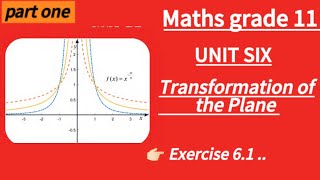 Maths grade 11 unit sixpart one it prepared in simple way and also for entrance exam [upl. by Alorac607]