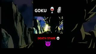 Goku death stare to majin buu shorts goku deathstare [upl. by Nylrahs]