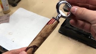 Turning A GrapevineampAlumilite Bottle Opener [upl. by Stimson640]