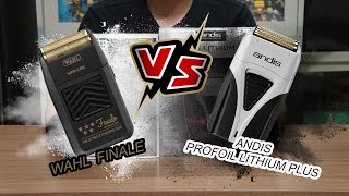 Troll Barber  Review Tông đơ cạo khô Wahl Finale VS Andis ProFoil Lithium Plus [upl. by Acimak441]