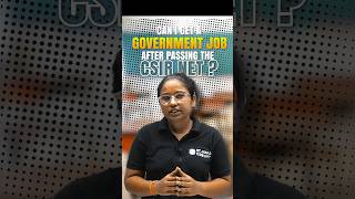 Can I get a government job after passing the CSIR NET JRF in life science pw shorts [upl. by Virginie]