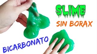 Como Hacer SLIME casero SIN BORAX con Bicarbonato [upl. by Singleton]