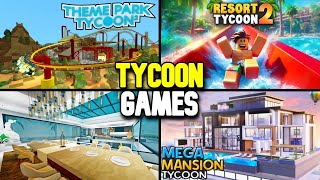 10 BEST Roblox Tycoon Games to Play in 2024 [upl. by Colvert]