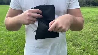 Full Review of the FINGER TEN Golf Pouch Bag [upl. by Ahsenot]