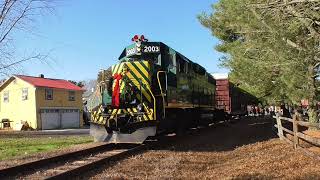 The Woodstown Central Railroad Toys For Tots Train 111923 [upl. by Geldens]