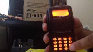 Programming the Yaesu FT60R transceiver [upl. by Ynattib]