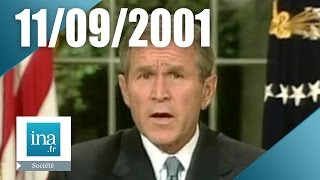 11 septembre 2001 la journée de George W BUSH  Archive INA [upl. by Ebsen920]