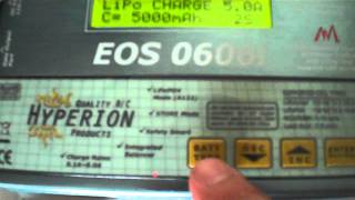 NiMh Batteries AAA Charge with Hyperion EOS 0606i DC [upl. by Econah]