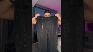 Fashion Nova Men Haul  Men’s Flared Jeans  Men’s Bejeweled Pants [upl. by Cerracchio]