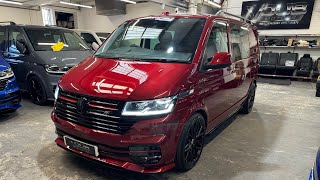 Volkswagen Transporter 204ps DSG 4motion 2024 delivery miles in Fortanna Red 🔥 [upl. by Tsui]