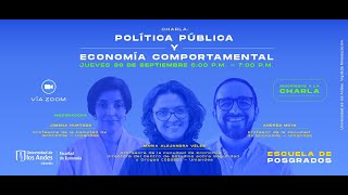 Charla Política Pública y Economía Comportamental [upl. by Nossah]