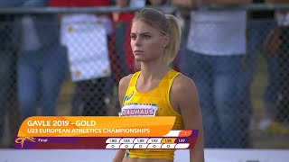 💖Yuliya Levchenko  Ukraine  Gavle 2019  High jump Gold✨ [upl. by Valenba]