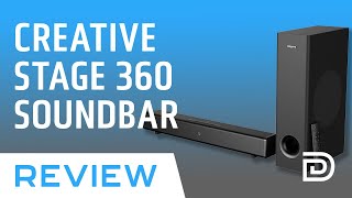 Creative Stage 360 Soundbar Review [upl. by Inahpets213]