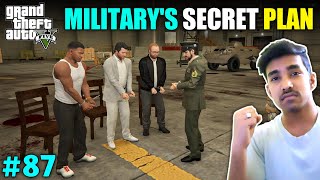 WE CAUGHT IN A MILITARY TRAP  GTA V GAMEPLAY 87 [upl. by Alekahs681]