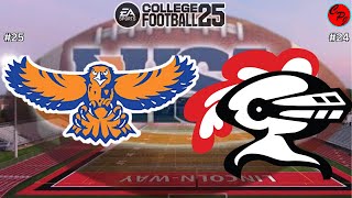 25 Hoffman Estates vs 24 LincolnWay Central IHSA 2nd Round 7A Playoffs College Football 25 SIM [upl. by Murvyn451]