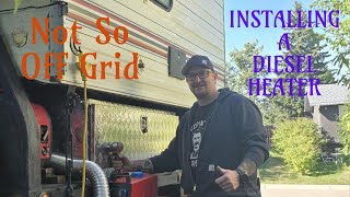 Installing a Vevor 8Kw Diesel Heater on the Camper Rig [upl. by Trammel]