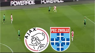 AFC Ajax 20 PEC Zwolle Samenvatting  Eredivisie 20242025 [upl. by Magnus]