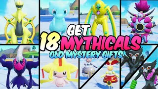 EXTENDED Get 18 Shiny Mythical Mystery Gifts NOW in Pokemon Scarlet Violet [upl. by Delanie]