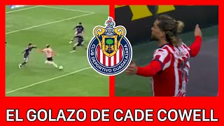 🔥Así fue el GOLAZO de Cade Cowell  Chivas vs Mazatlán gol  EUFORIA en afición de Chivas [upl. by Lesly442]